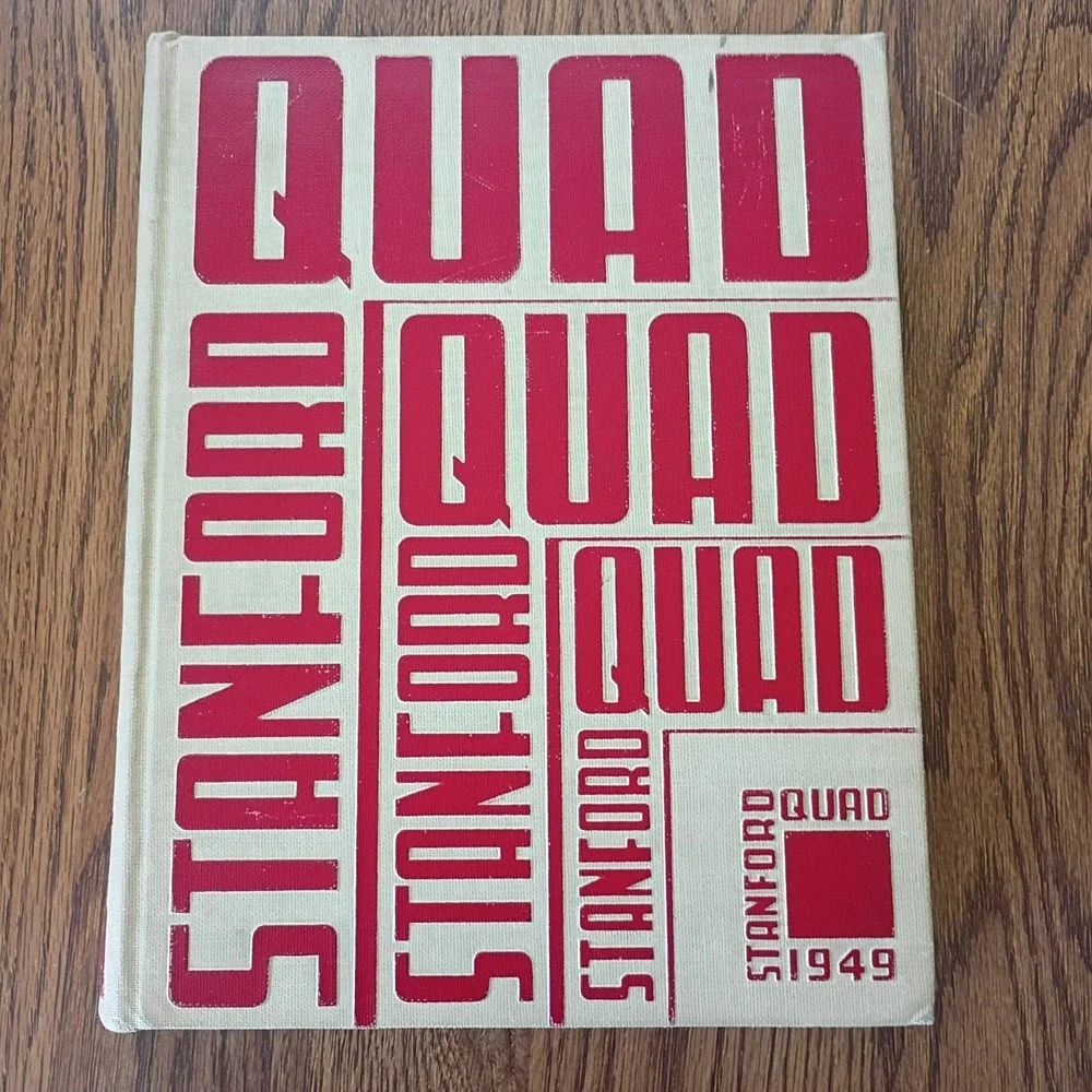 Stanford University The Quad Yearbook Annual 1949 Hardback - Good